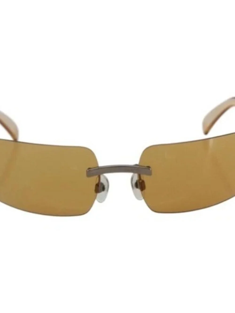 CHANEL Sunglasses plastic Brown CC Auth SW1998